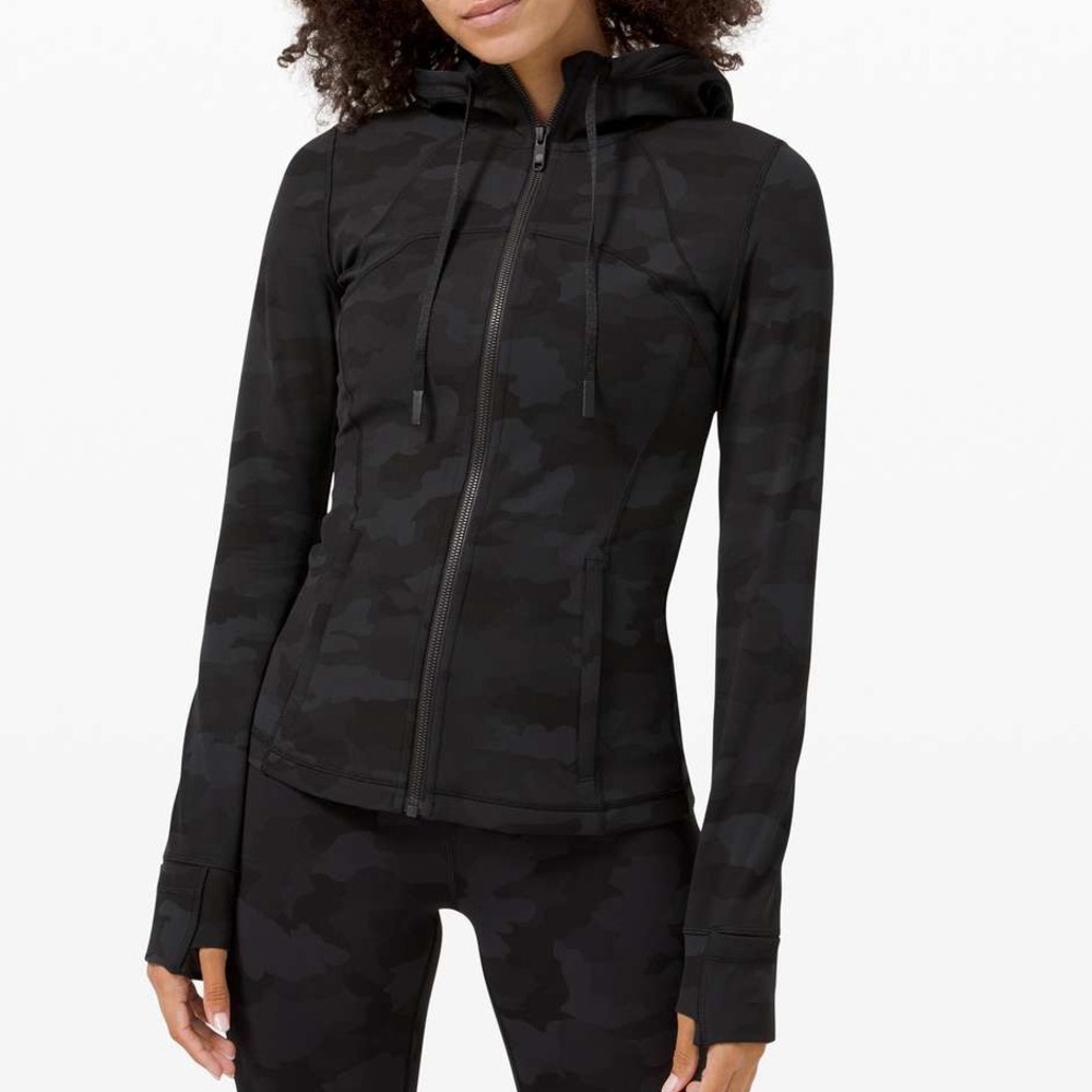 Lululemon Camo Define Jacket with hoodie